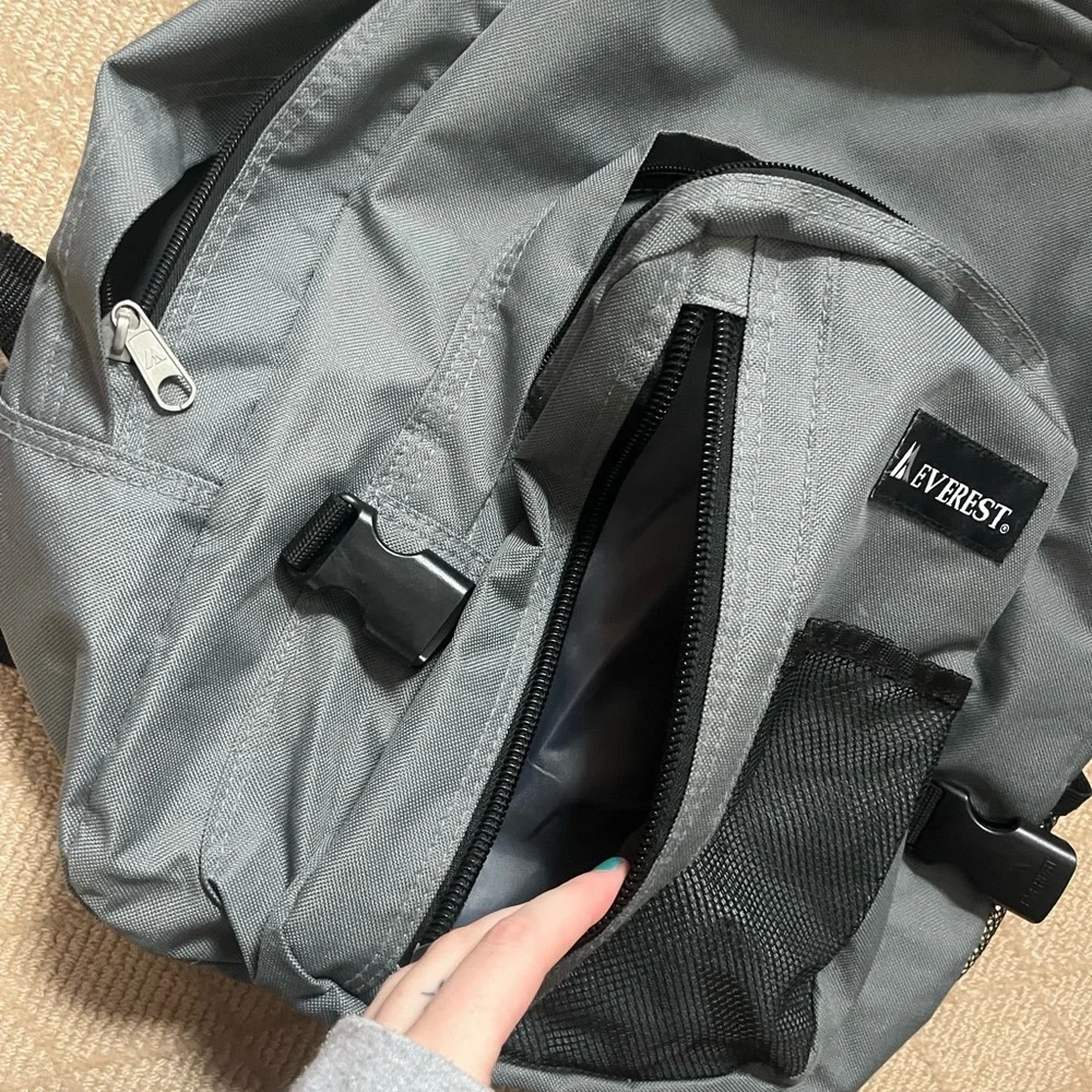 Gray Backpack